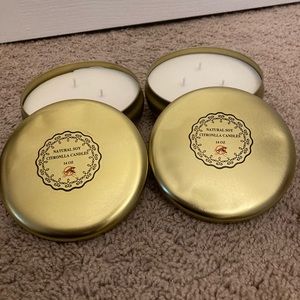 2 Natural Soy Citronella Candle - 14 oz